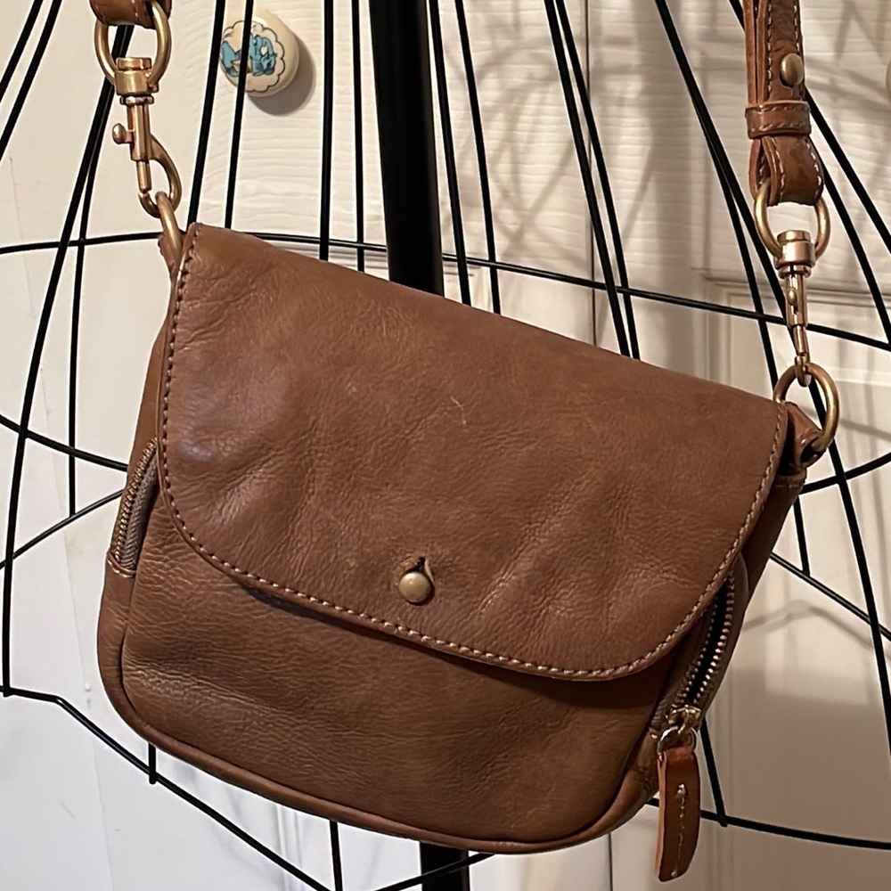 J. Crew Leather Crossbody Bag